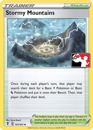 Stormy Mountains 161 - Prize Pack Series Cards Holofoil - Poke-Collect