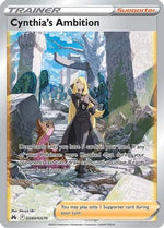 Cynthia's Ambition GG60/70 - Crown Zenith Galarian Gallery Holofoil - Poke-Collect