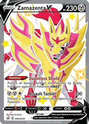 Zamazenta V SWSH293/307 - SWSH Black Star Promos Holofoil - Poke-Collect