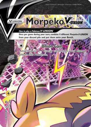 Morpeko V-Union - SWSH287 SWSH287 - SWSH Sword & Shield Promo Cards Holofoil