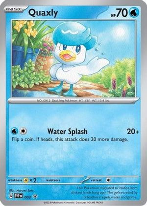 Quaxly - 003 3 - SV Scarlet & Violet Promo Cards Holofoil - Poke-Collect