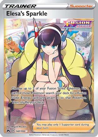 Elesa's Sparkle 147/159 - Crown Zenith Holofoil - Poke-Collect
