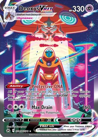 Deoxys VMAX GG45/70 - Crown Zenith Galarian Gallery Holofoil - Poke-Collect