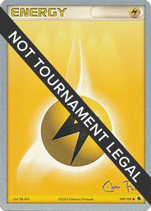 Lightning Energy - 2004 (Chris Fulop) 109 - World Championship Decks - Poke-Collect