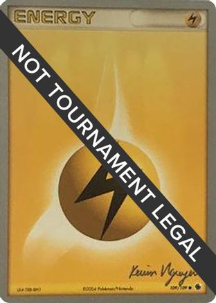 Lightning Energy - 2004 (Kevin Nguyen) 109 - World Championship Decks - Poke-Collect