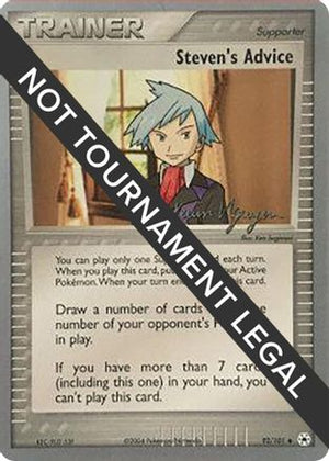 Steven's Advice - 2004 (Kevin Nguyen) 92 - World Championship Decks - Poke-Collect
