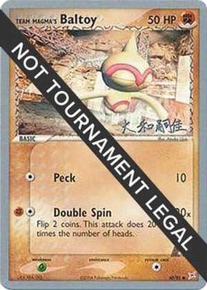Team Magma's Baltoy - 2004 (Tsuguyoshi Yamato) 60 - World Championship Decks - Poke-Collect