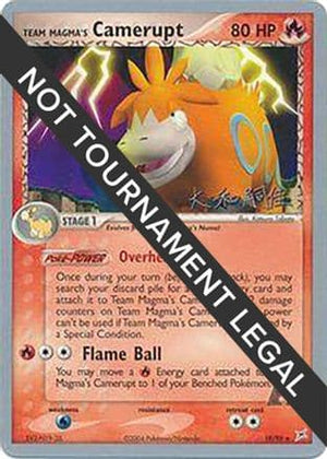 Team Magma's Camerupt - 2004 (Tsuguyoshi Yamato) 19 - World Championship Decks - Poke-Collect