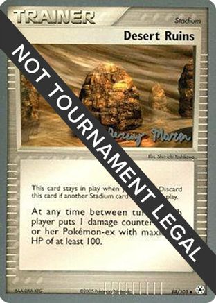 Desert Ruins - 2005 (Jeremy Maron) 88 - World Championship Decks - Poke-Collect