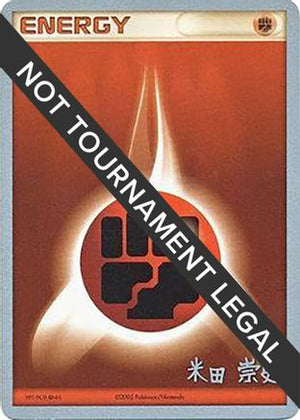 Fighting Energy - 2005 (Takashi Yoneda) - World Championship Decks - Poke-Collect