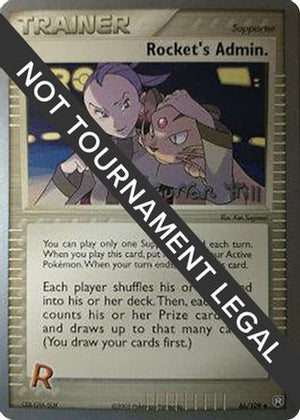 Rocket's Admin. - 2005 (Curran Hill) 86 - World Championship Decks - Poke-Collect