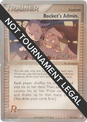 Rocket's Admin. - 2005 (Jeremy Moran) 86 - World Championship Decks - Poke-Collect