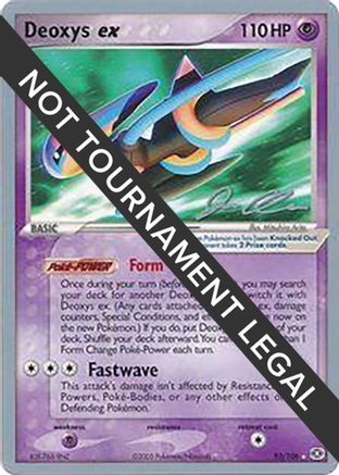 Deoxys ex - 2006 (Jason Klaczynski) 93 - World Championship Decks - Poke-Collect