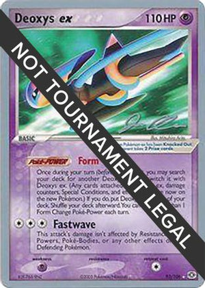 Deoxys ex - 2006 (Jason Klaczynski) 93 - World Championship Decks - Poke-Collect