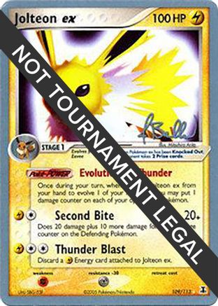 Jolteon ex - 2006 (Jimmy Ballard) 109 - World Championship Decks - Poke-Collect