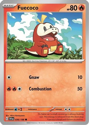 Fuecoco - 036/198 (Paldea Collection) 36 - Miscellaneous Cards & Products Holofoil - Poke-Collect