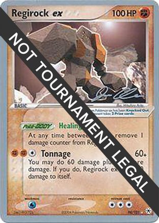 Regirock ex - 2006 (Jason Klaczynski) 98 - World Championship Decks - Poke-Collect