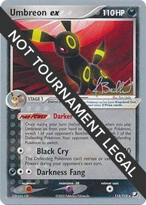 Umbreon ex - 2006 (Jimmy Ballard) 112 - World Championship Decks - Poke-Collect