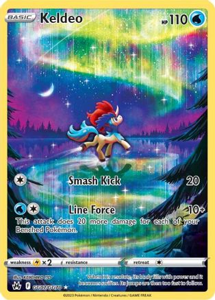 Keldeo GG07/70 - Crown Zenith Galarian Gallery Holofoil - Poke-Collect