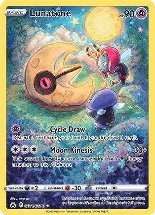 Lunatone GG11/70 - Crown Zenith Galarian Gallery Holofoil - Poke-Collect