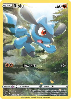 Riolu GG26/70 - Crown Zenith Galarian Gallery Holofoil - Poke-Collect