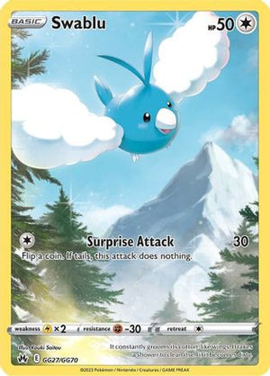 Swablu GG27/70 - Crown Zenith Galarian Gallery Holofoil