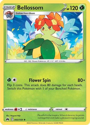 Bellossom 3/159 - Crown Zenith - Poke-Collect