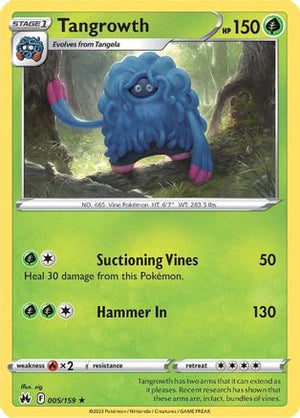 Tangrowth 5/159 - Crown Zenith Reverse Holofoil - Poke-Collect