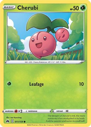 Cherubi 11/159 - Crown Zenith Reverse Holofoil - Poke-Collect