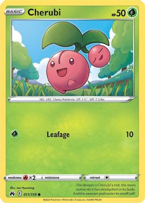 Cherubi 11/159 - Crown Zenith Reverse Holofoil - Poke-Collect