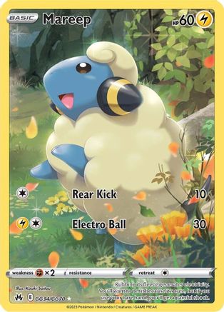 Mareep GG34/70 - Crown Zenith Galarian Gallery Holofoil - Poke-Collect