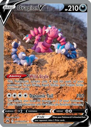 Drapion V GG49/70 - Crown Zenith Galarian Gallery Holofoil - Poke-Collect