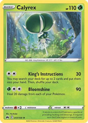 Calyrex 17/159 - Crown Zenith Reverse Holofoil - Poke-Collect
