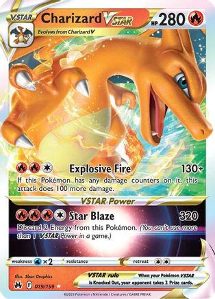 Charizard VSTAR 19/159 - Crown Zenith Holofoil - Poke-Collect