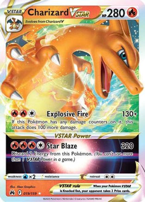 Charizard VSTAR 19/159 - Crown Zenith Holofoil - Poke-Collect