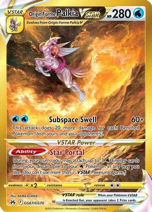 Origin Forme Palkia VSTAR GG67/70 - Crown Zenith Galarian Gallery Holofoil - Poke-Collect