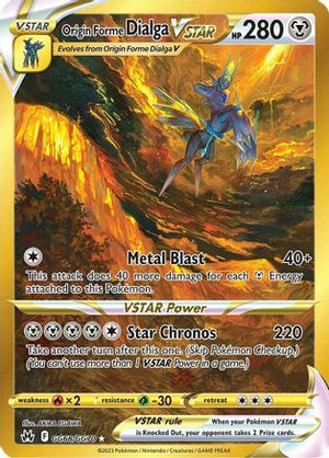 Origin Forme Dialga VSTAR GG68/70 - Crown Zenith Galarian Gallery Holofoil - Poke-Collect