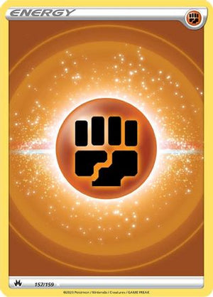 Fighting Energy 157/159 - Crown Zenith Holofoil - Poke-Collect