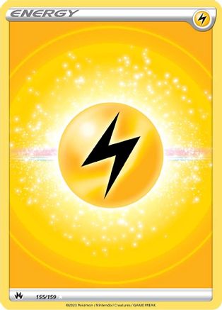 Lightning Energy 155/159 - Crown Zenith Holofoil - Poke-Collect