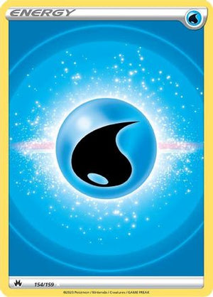 Water Energy 154/159 - Crown Zenith Holofoil - Poke-Collect