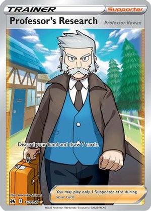 Professor's Research (Full Art) 150/159 - Crown Zenith Holofoil - Poke-Collect
