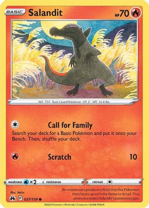 Salandit 27/159 - Crown Zenith - Poke-Collect