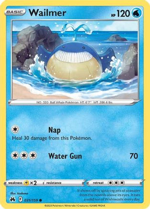 Wailmer 31/159 - Crown Zenith - Poke-Collect