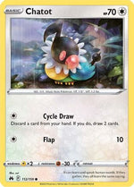 Chatot 112/159 - Crown Zenith Reverse Holofoil - Poke-Collect