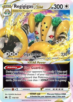 Regigigas VSTAR 114/159 - Crown Zenith Holofoil - Poke-Collect