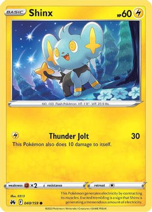 Shinx 40/159 - Crown Zenith - Poke-Collect