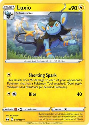 Luxio 42/159 - Crown Zenith - Poke-Collect