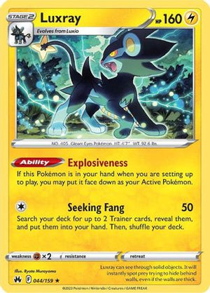 Luxray 44/159 - Crown Zenith Reverse Holofoil - Poke-Collect
