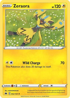 Zeraora 52/159 - Crown Zenith - Poke-Collect