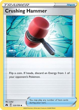 Crushing Hammer 125/159 - Crown Zenith Reverse Holofoil - Poke-Collect